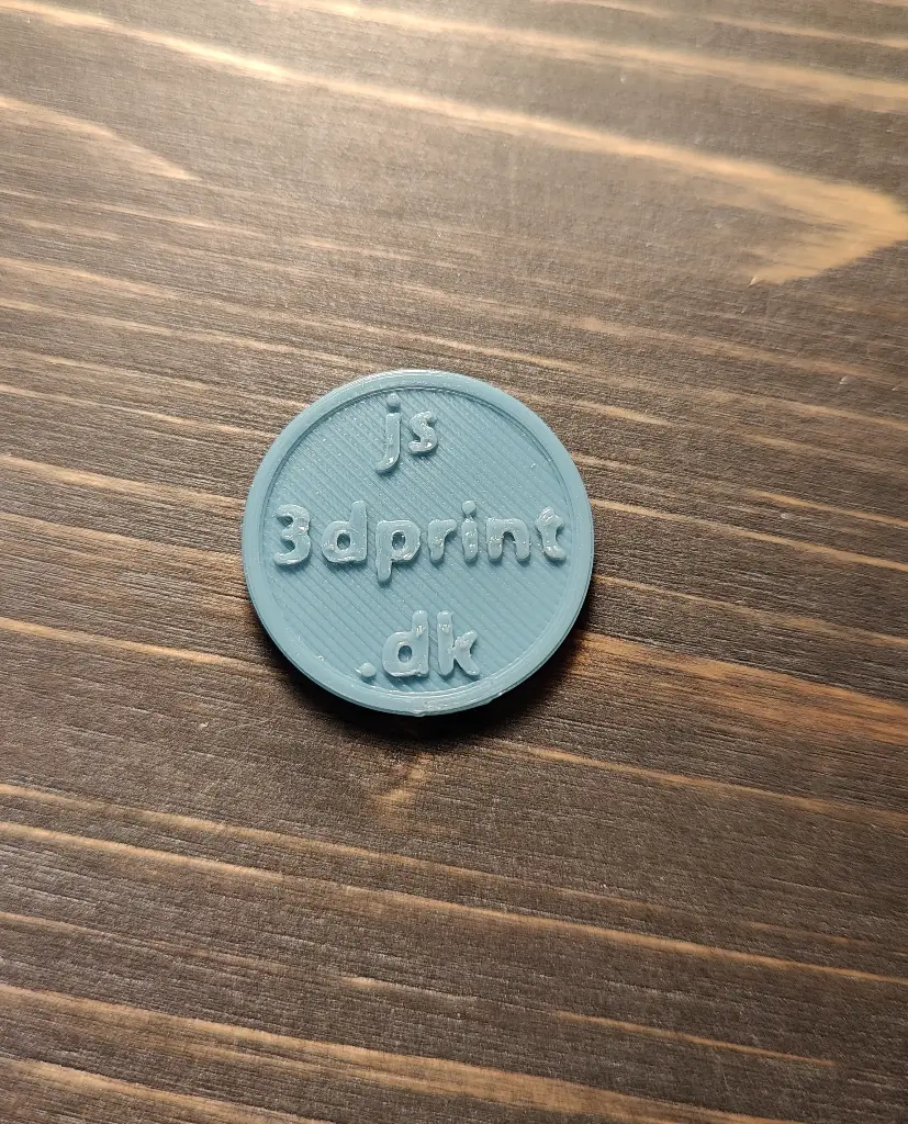 10 stk vognmønt med egen tekst eller logo